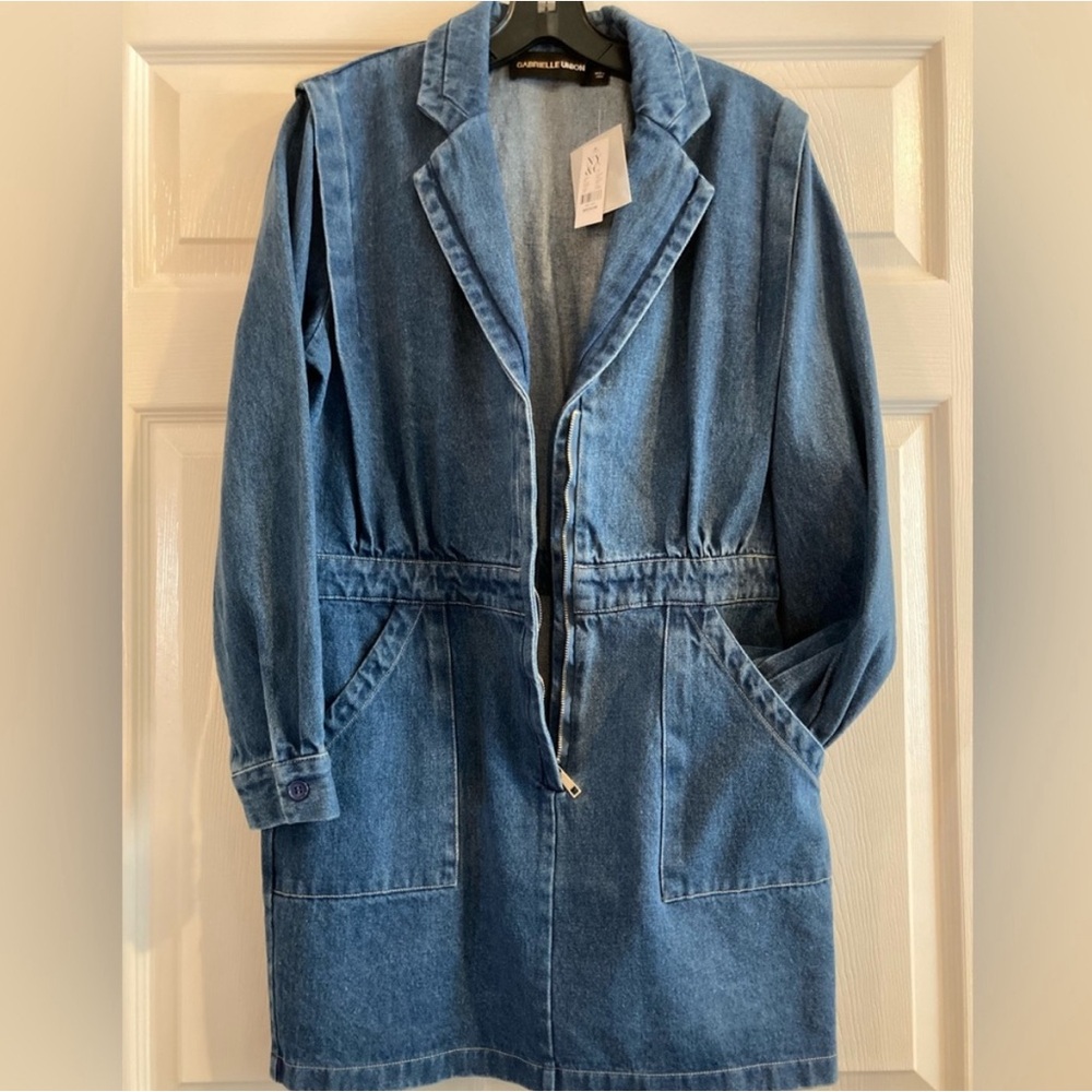 NY&Co x Gabrielle Union Denim Dress